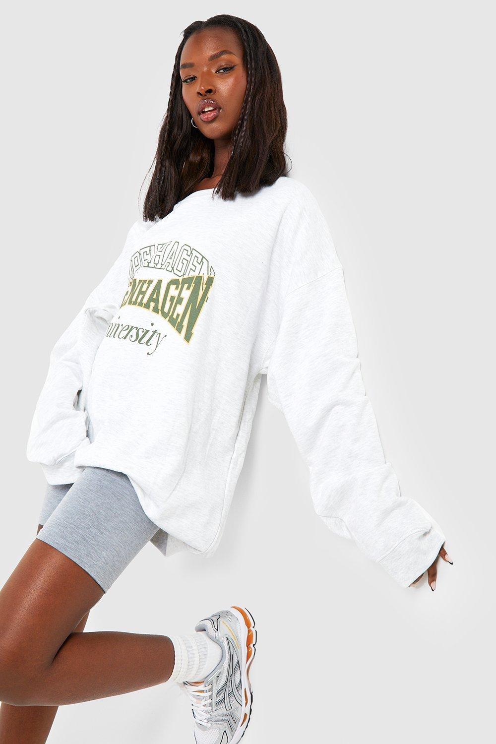 White oversized sweater on sale women's